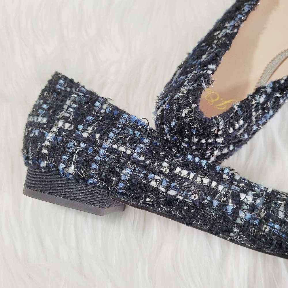 J. Crew Poppy tweed glitter bow flats 7.5 - Picture 9 of 9